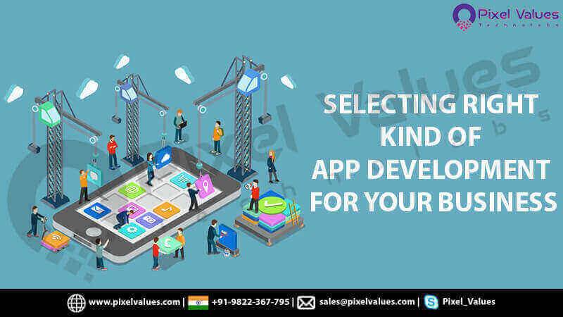 SELECTING RIGHT KIND OF APP DEVELOPMENT FOR YOUR BUSINESS-PIXEL VALUES TECHNOLABS